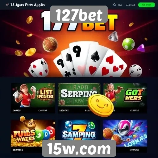 A variedade de jogos oferecidos pelo 127bet