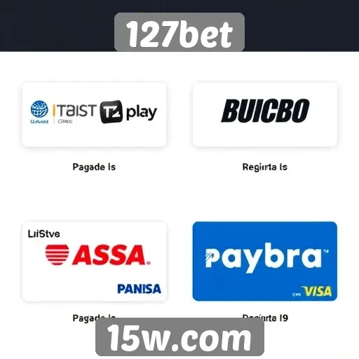 Métodos de pagamento disponíveis no site 127bet